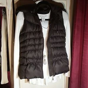 BUNDLE 5 FOR $20 Pasha & Jo brown vest: small